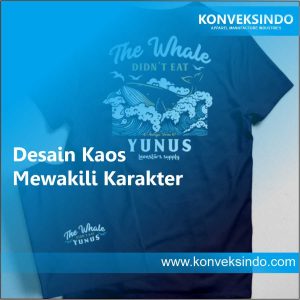 Desain Kaos Mewakili Karakter