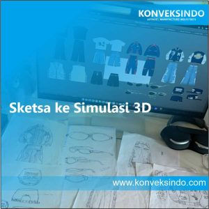 Sketsa ke Simulasi 3D