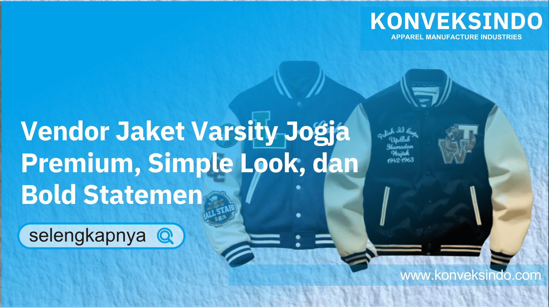 You are currently viewing Vendor Jaket Varsity Jogja Premium, Simple Look, dan Bold Statement